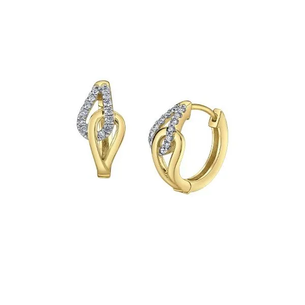 Diamond Huggie Earrings Victoria Jewellers REGINA, SK