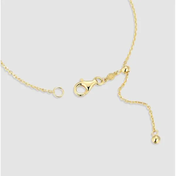 Gold Plated Sterling Silver Bee Lab Grown Diamond Bracelet Image 2 Victoria Jewellers REGINA, SK