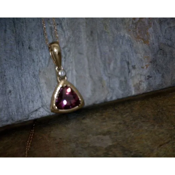 10KRG Rhodolite necklace Vulcan's Forge LLC KANSAS CITY, MO
