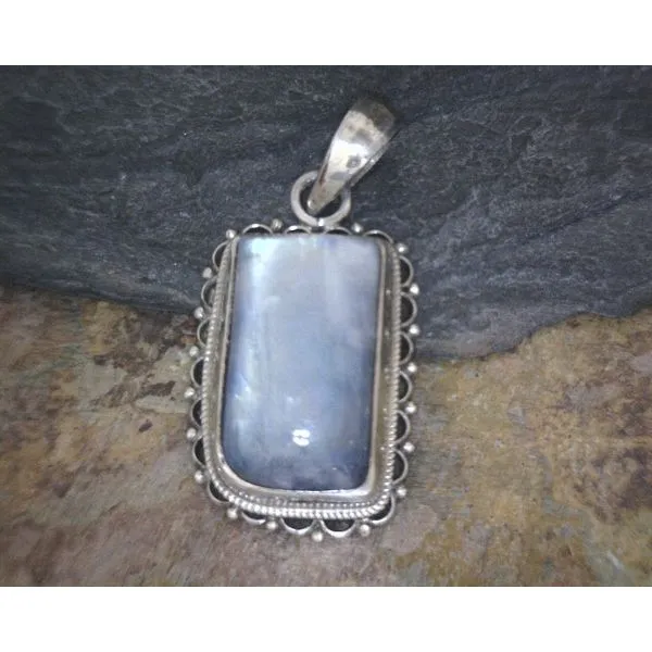 Sterling Rectangular Moonstone Vulcan's Forge LLC KANSAS CITY, MO