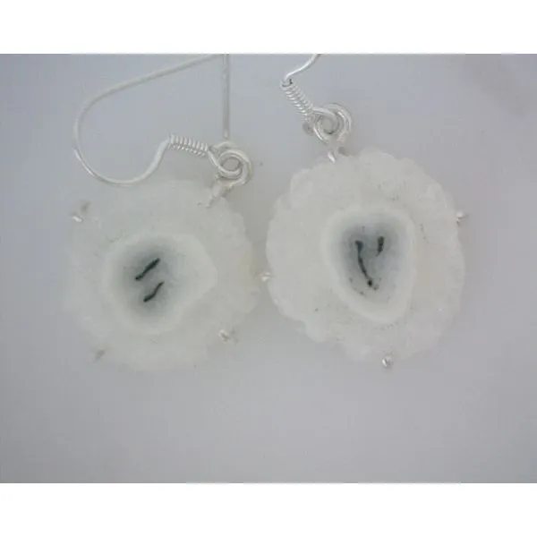 silver earrings with stones Vulcan's Forge LLC KANSAS CITY, MO