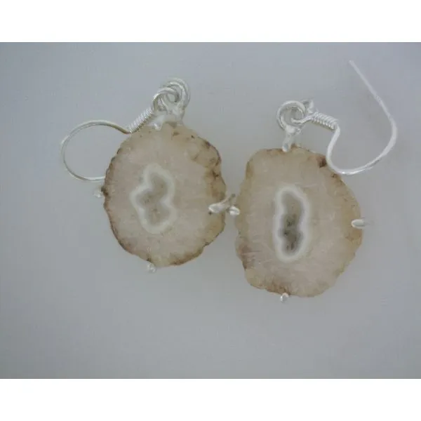 silver earrings with stones Vulcan's Forge LLC KANSAS CITY, MO