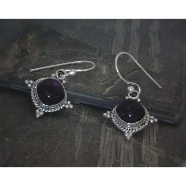 SS BZ Faceted Oval Blue Topaz W Asymmetrical Detail Vulcan's Forge LLC KANSAS CITY, MO