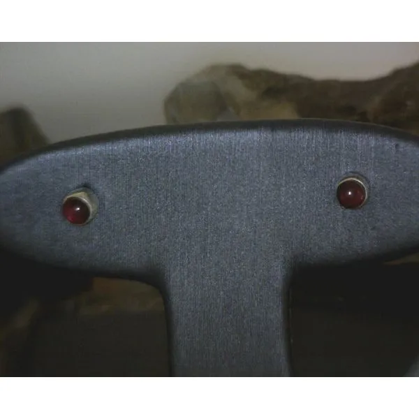 silver earrings with stones Vulcan's Forge LLC KANSAS CITY, MO