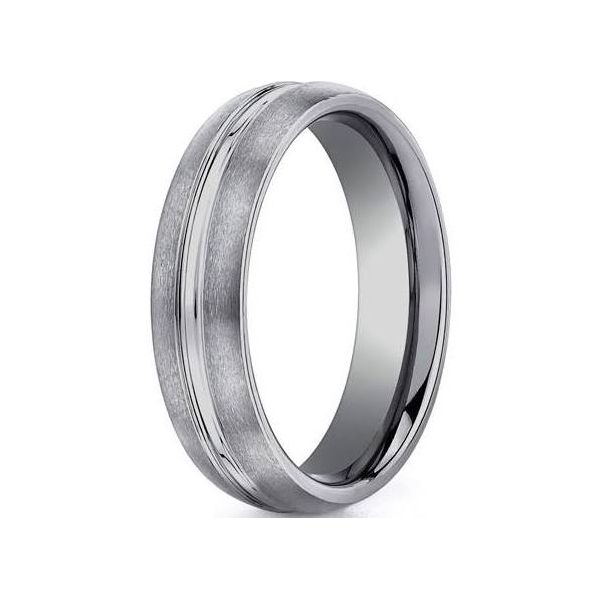 Gent's Tungsten 8mm Brushed Wedding Band Whidby Jewelers Madison, GA