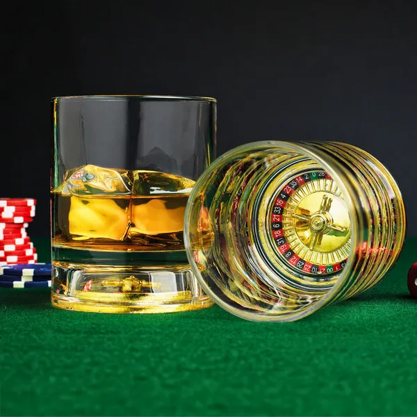 Roulette Double Old Fashion, Set of 2 Woelk's House of Diamonds Russell, KS