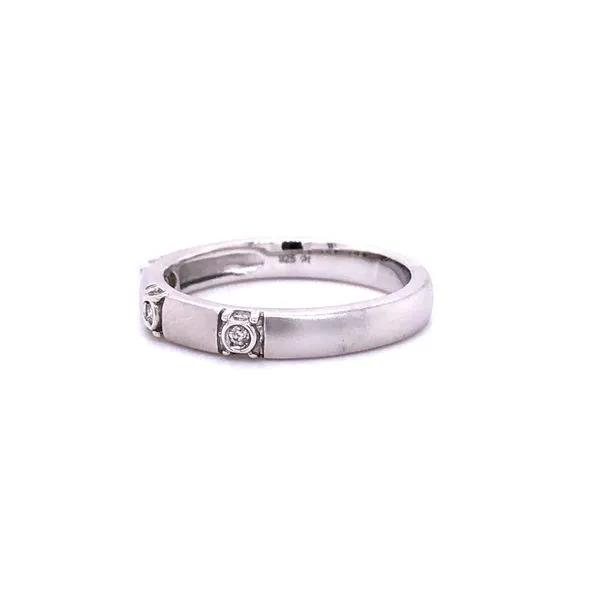 Diamond 3-Stone Stackable Ring Image 3 Your Jewelry Box Altoona, PA