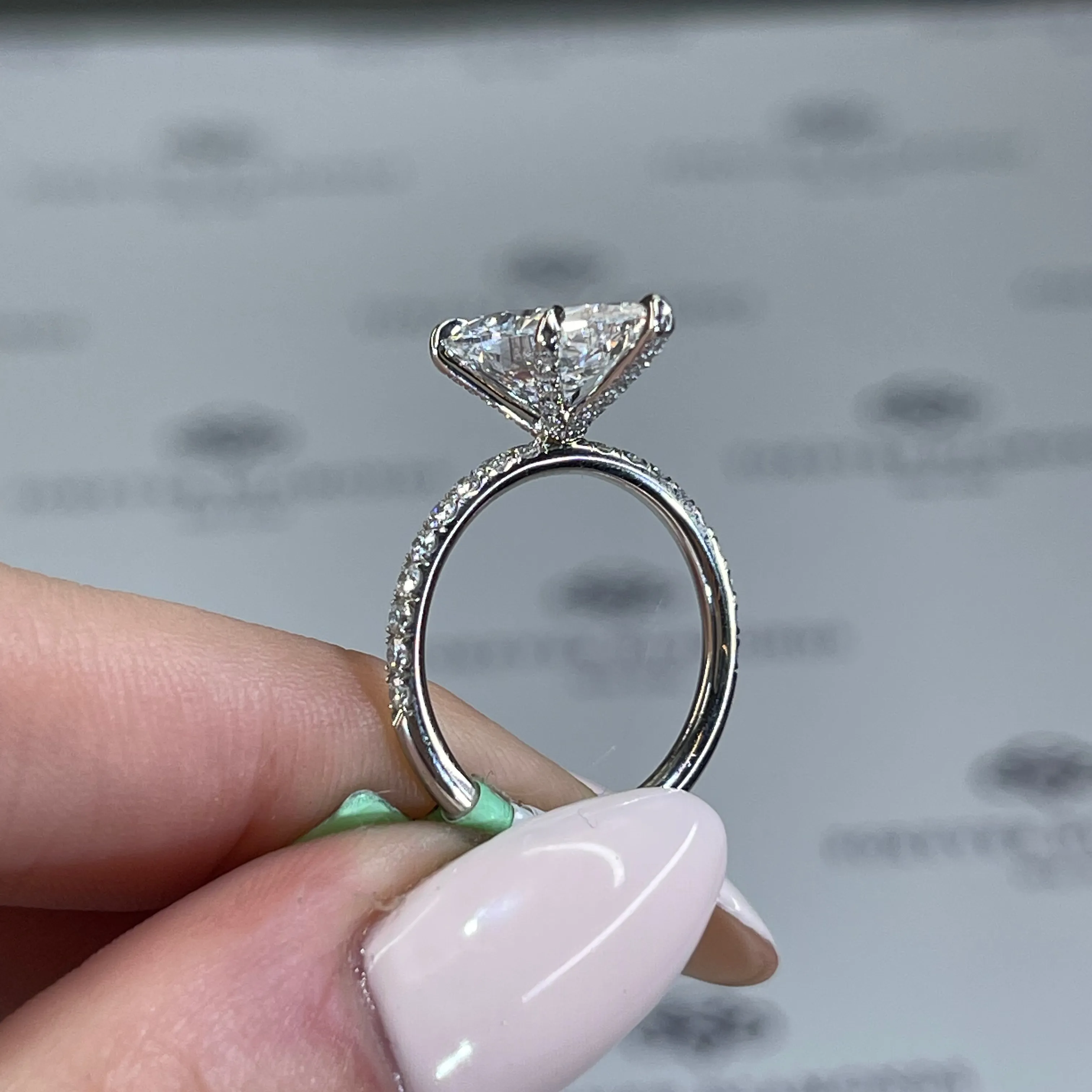 Pear Devi Natural Earth-Mined Image 2 Forever Diamonds New York, NY