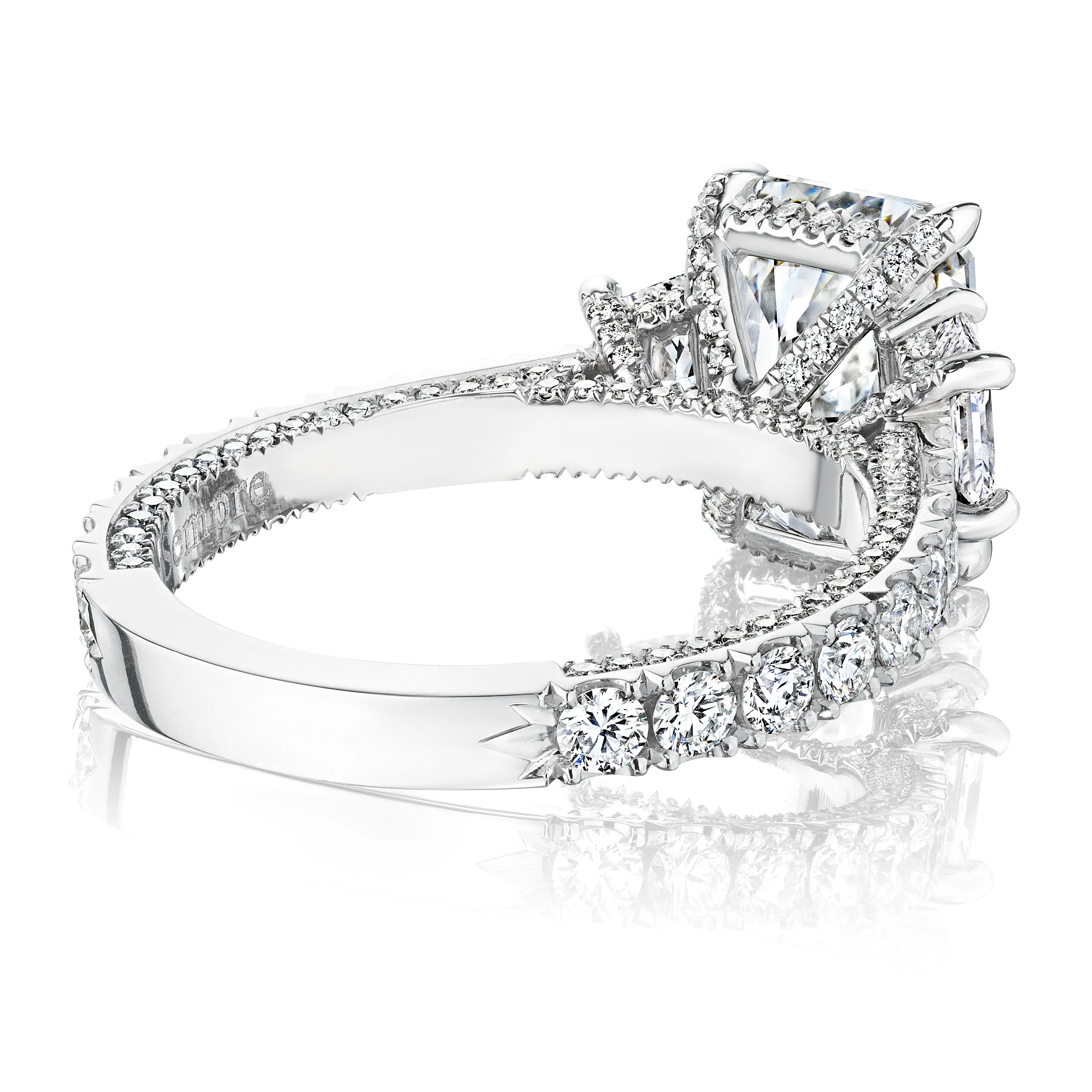 Jade 3 Stone Image 3 Forever Diamonds New York, NY