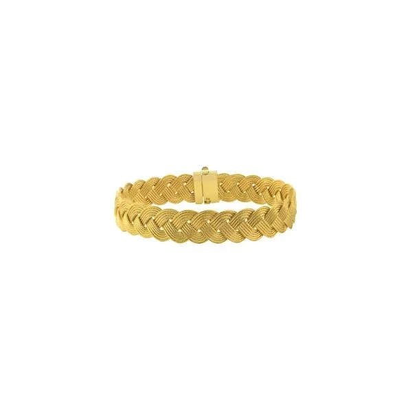 Gold Braided Cable Bracelet Stephen Gallant Jewelers Orleans, MA