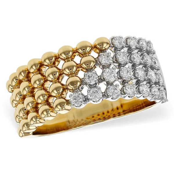 14KT Gold Ladies Wedding Ring D'Errico Jewelry Scarsdale, NY