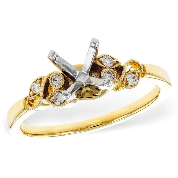 14KT Gold Semi-Mount Engagement Ring Bauble Patch Jewelers Comstock Park, MI