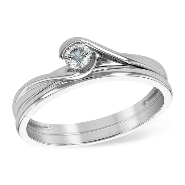 14KT Gold Two-Piece Wedding Set Davidson Jewelers East Moline, IL