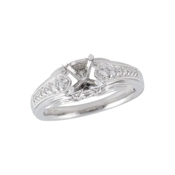 14KT Gold Semi-Mount Engagement Ring Gaines Jewelry FLINT, MI