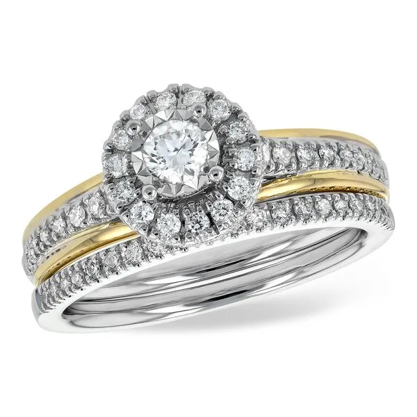 14KT Gold Two-Piece Wedding Set Pat's Jewelry Centre Sioux Center, IA