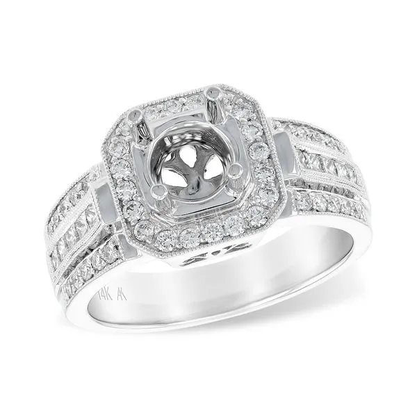 14KT Gold Semi-Mount Engagement Ring Diamond Showcase Longview, WA