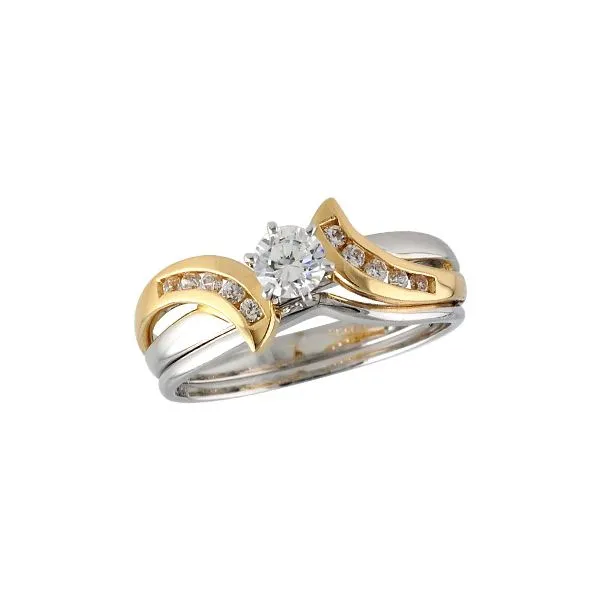 14KT Gold Two-Piece Wedding Set Gaines Jewelry FLINT, MI