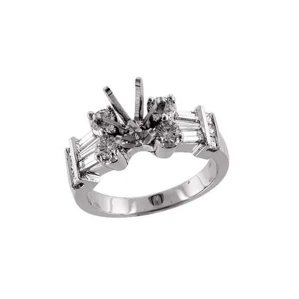 18KT Gold Semi-Mount Engagement Ring The Diamond Shop, Inc. Lewiston, ID