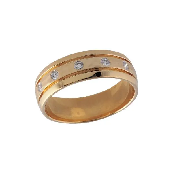 14KT Gold Mens Wedding Ring Diamond Showcase Longview, WA