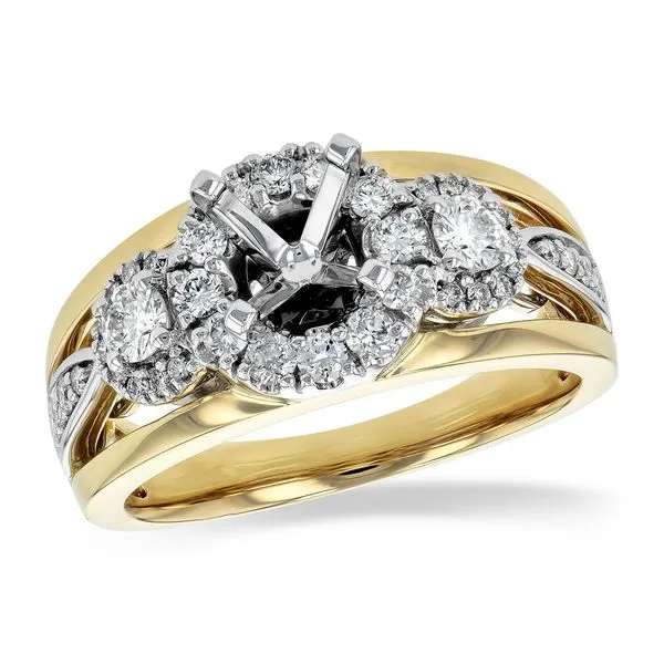 14KT Gold Semi-Mount Engagement Ring Diamond Showcase Longview, WA