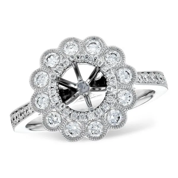 14KT Gold Semi-Mount Engagement Ring Diamond Showcase Longview, WA