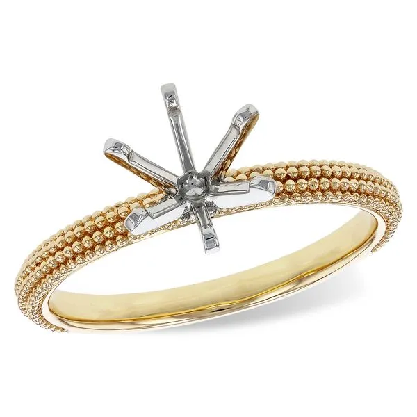 14KT Gold Semi-Mount Engagement Ring Bauble Patch Jewelers Comstock Park, MI