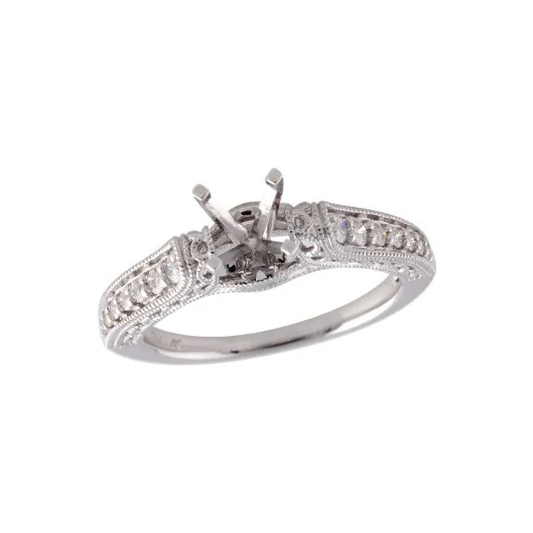 14KT Gold Semi-Mount Engagement Ring Jackson Jewelers Flowood, MS