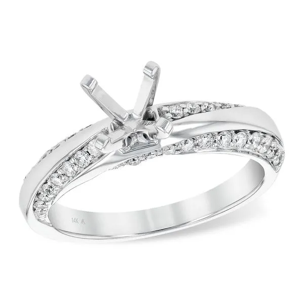 14KT Gold Semi-Mount Engagement Ring Rick's Jewelers California, MD