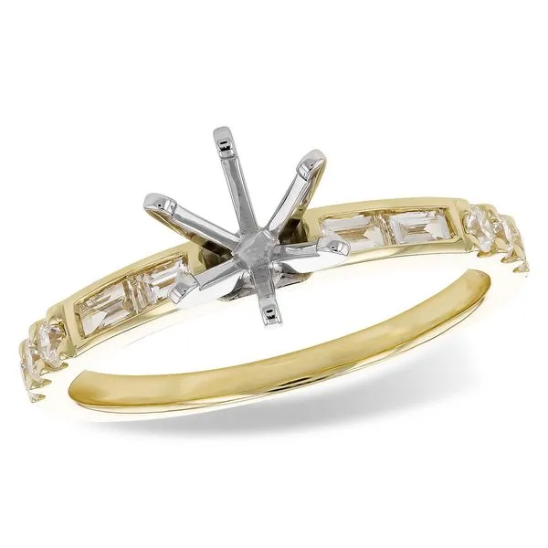 14KT Gold Semi-Mount Engagement Ring Towne Square Jewelers Charleston, IL