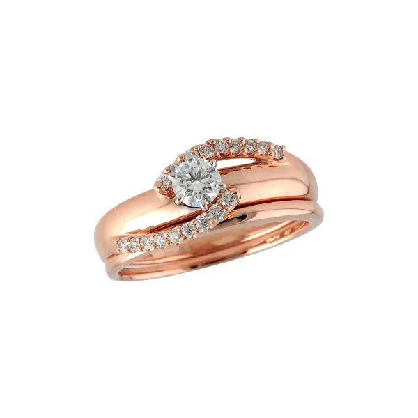 14KT Gold Two-Piece Wedding Set Diamond Showcase Longview, WA