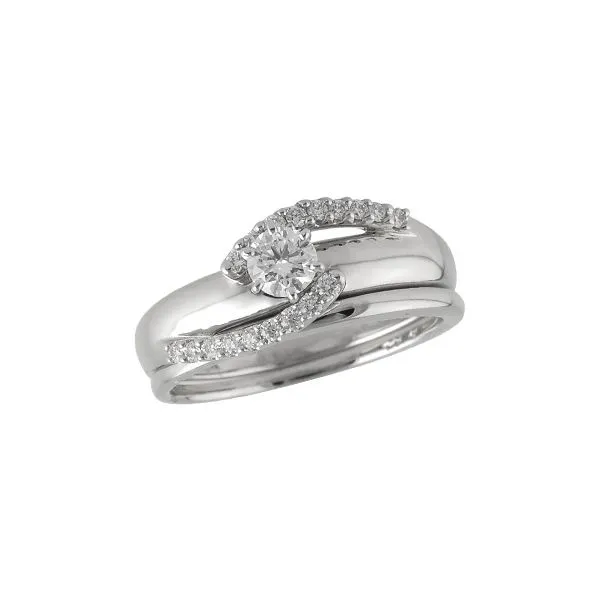 14KT Gold Two-Piece Wedding Set Davidson Jewelers East Moline, IL