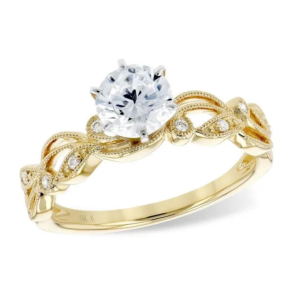 14KT Gold Semi-Mount Engagement Ring Diamond Showcase Longview, WA