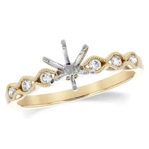 14KT Gold Semi-Mount Engagement Ring Towne Square Jewelers Charleston, IL