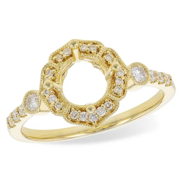 14KT Gold Semi-Mount Engagement Ring Diamond Showcase Longview, WA