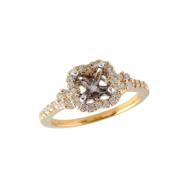 14KT Gold Semi-Mount Engagement Ring Richard's Jewelry Berne, IN