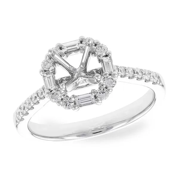 14KT Gold Semi-Mount Engagement Ring Mitchell's Jewelry Norman, OK