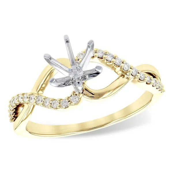 14KT Gold Semi-Mount Engagement Ring Clark & Linford Cedar City, UT