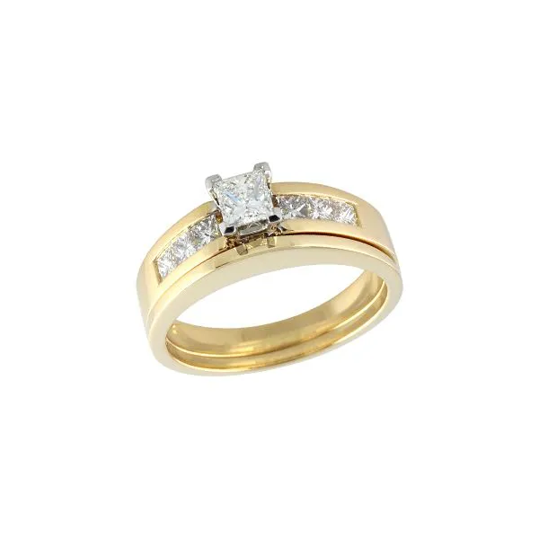 14KT Gold Two-Piece Wedding Set Diamond Showcase Longview, WA