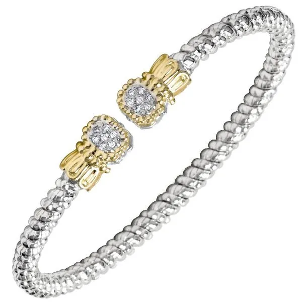 VAHAN - 14K Gold and Sterling Silver Diamond Bracelet Acori Diamonds & Design Friendswood, TX