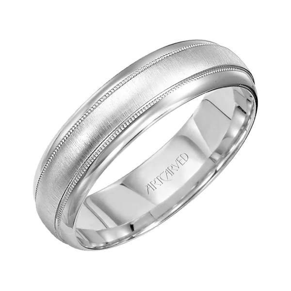 10K White Gold Wedding Band Ambassador Diamond Jewelers Tucson, AZ