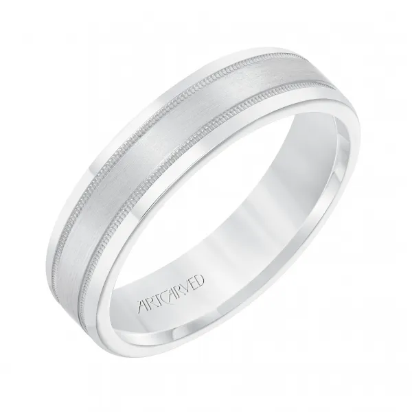 10K White Gold Wedding Band Ambassador Diamond Jewelers Tucson, AZ