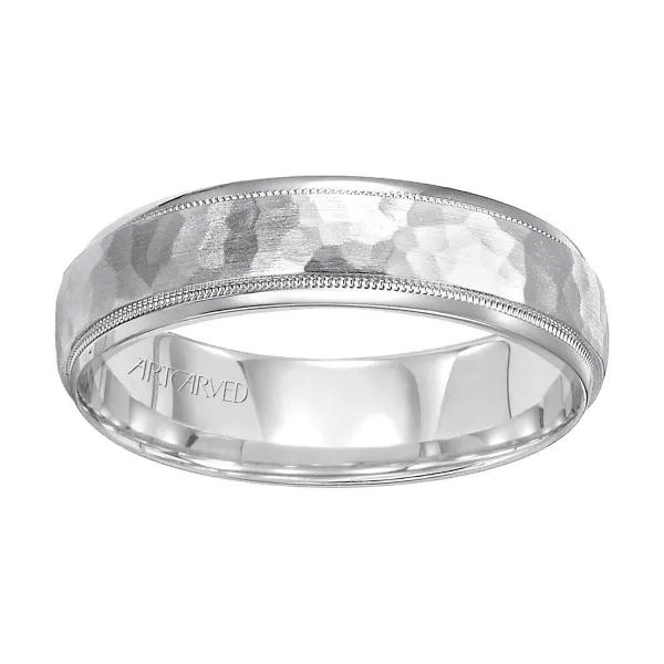 18K White Gold Wedding Band Baxter's Fine Jewelry Warwick, RI