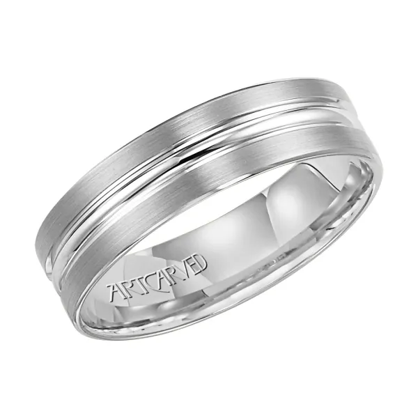 14K White Gold Wedding Band Ambassador Diamond Jewelers Tucson, AZ