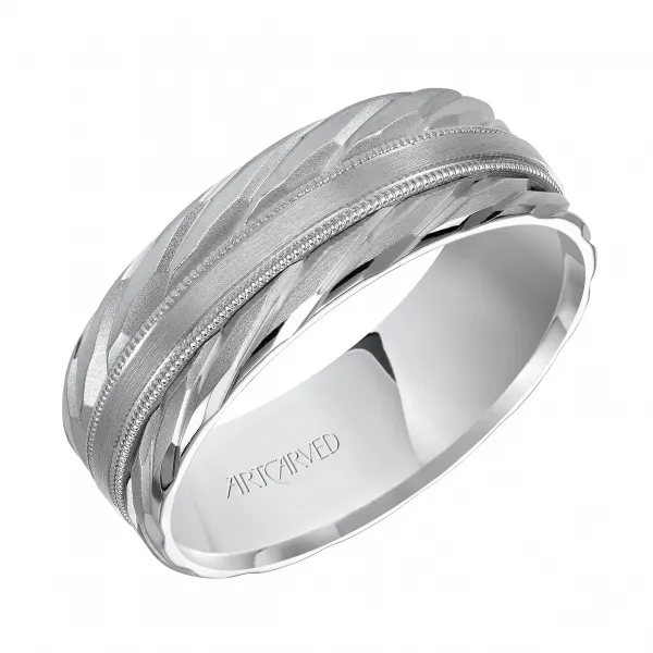 14K White Gold Wedding Band Ambassador Diamond Jewelers Tucson, AZ