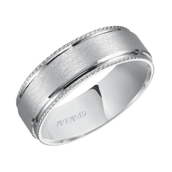 14K White Gold Wedding Band Ambassador Diamond Jewelers Tucson, AZ