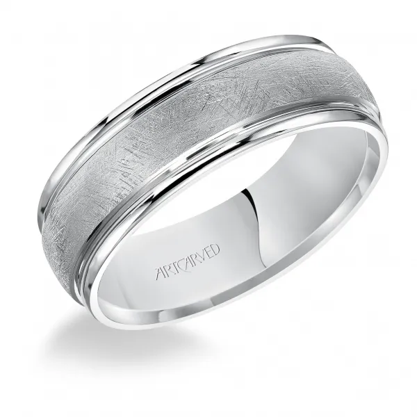 14K White Gold Wedding Band Ambassador Diamond Jewelers Tucson, AZ