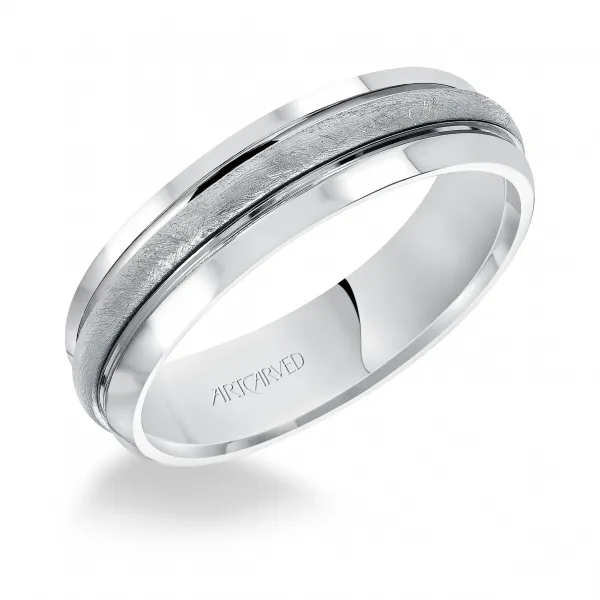 14K White Gold Wedding Band Ambassador Diamond Jewelers Tucson, AZ