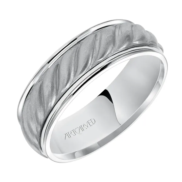 14K White Gold Wedding Band Ambassador Diamond Jewelers Tucson, AZ