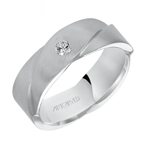 14K White Gold Wedding Band Ambassador Diamond Jewelers Tucson, AZ
