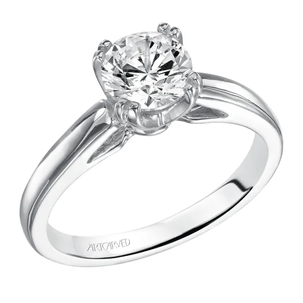 14K White Gold Engagement Ring Ambassador Diamond Jewelers Tucson, AZ